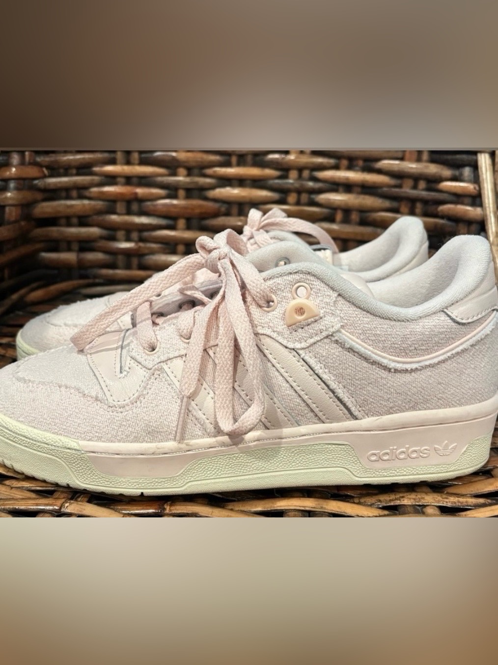 Adidas Rivalry Low Putty Light Pink In Size 8.5 Great Condition